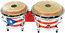 Latin Percussion LPM199-PR Music Collection Mini Tunable Bongos With Puerto Rican Flag Design Image 1