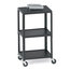 Bretford Manufacturing A2642E Height-Adjustable AV Cart With 6-Outlet Electrical Unit Image 1