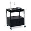 Bretford Manufacturing ECILS3FF-BK Cabinet Projector Cart With Electrical Unit Image 1