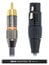 Cable Up XF3-RM-10-BLK 10 Ft XLR Female To RCA Male Unbalanced Cable With Black Jacket Image 1