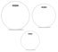 Evans ETP-G1CLR-F 3-Pack Of G1 Clear Tom Tom Drumheads: 10",12",14" Image 1