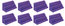 Auralex LENPUR LENRD Bass Trap 8-pack In Purple Image 1