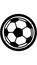 Rosco 78116 Steel Gobo, Football (Soccer) Image 1
