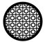 Rosco 77740 Steel Gobo, Chinese Screen Image 1