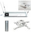 Chief KITEZ006W Universal Ceiling Projector Mount Kit, White Image 1