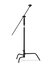 Kupo KS704811 40" Turtle Base Master C Stand Kit In Black With 2.5" Grip Head And 40" Grip Arm With Hex Stud Image 1