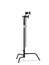 Kupo KS704811 40" Turtle Base Master C Stand Kit In Black With 2.5" Grip Head And 40" Grip Arm With Hex Stud Image 2