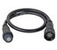 Lex EGME-1214-25 25' 20A 6-Circuit LSC19 Molded Multi-Cable Extension With Bonded Ground Image 1