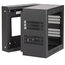 Lowell LWR-1228 Sectional Wall 12 Unit Rack Mount With Adjustable Rails, 28" Deep, Black Image 1