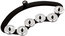 Meinl BBTA2-BK Backbeat Tambourine For 13" And 14" Drums Image 1