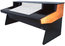 Omnirax S6C242-B Synergy 600 Desk In Black Melamine With Rack Bays For Digidesign C24 Image 1