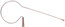 Countryman E6XDW7L2TS E6 Flex Directional Earset Directional Mic For Telex Systems With Duramax Cable And TA4F, Beige Image 1