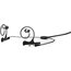 DPA HE2B00-IE2-B D:fine Headset Mount With Dual IEMs And Microdot, Black Image 1