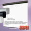 Draper 108222 60" X 80" Silhouette E Matt White Electric Projection Screen Image 3