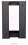 Lowell LWSR-1622 Swing Open Wall Mount 16 Unit Rack With Fixed Rails, 22" Deep, Black Image 4