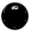 DW DRDHGB26K 26" Gloss Black Bass Drum Head Image 1