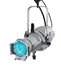 ETC ColorSource Spot Deep Blue RGBL LED Ellipsoidal Light Engine And Shutter Barrel With TwistLock Cable, White Image 1