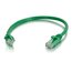Cables To Go 27170 Cat6a Snagless Unshielded (UTP) Patch Cable Green Ethernet Network Patch Cable, 1 Ft Image 1