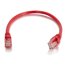 Cables To Go 27180 Cat6a Snagless Unshielded (UTP) Patch Cable Red Ethernet Network Patch Cable, 1 Ft Image 1
