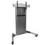 Chief XPAUS X-Large Fusion Manual Height Adjustable Mobile AV Cart In Silver Image 1