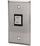 Quam CIB4 Single-Gang Wall-Mount Momentary Rocker Actuator Call-In Switch With Privacy Function And Stainless Steel Faceplate Image 1