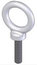 Adaptive Technologies Group EB-025-S 1/4"-20x Eyebolt, Drop-Forged Shoulder, Silver Image 1