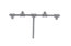 Altman CROSS-18-2 18" Crossbar With 2 Sliding Tees Image 1