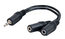 Cables To Go 40426 6" Value Series Y-Cable,3.5mm Stereo-Male To Female Image 1