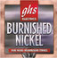 GHS BNR-XL Extra Light Burnished Nickel Electric Guitar Strings Image 1