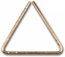 Sabian 61135-10B8H 10" Hand-Hammered B8 Bronze Triangle Image 1