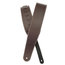 D`Addario 25LS01-DX 2.5" Wide Brown Leather Guitar Strap With Contrast Stitching Image 1
