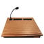 AmpliVox SW470 Wireless Chancellor Lectern With Wireless Receiver, Speakers, Bluetooth, And Wireless Mic Image 4