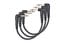 D`Addario PW-CGTP-305 3-Pack Of 6" Classic Series Patch Cables, Right-Angle, 6" Image 1