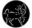 Apollo Design Technology ME-7032 Constellations Sagittarius The Archer Steel Gobo Image 1