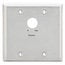 Lowell KL-ANP2 Attenuator Adapter Plate, 2 Gang, Stainless Steel Image 1