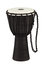 Meinl HDJ3-S 8" Black River Series Rope Tuned Wood Djembe Image 1