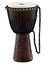 Meinl PROADJ2-L 12" African Style Djembe With Village Carving On Base Image 1