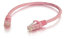 Cables To Go 04044 Cat6a Snagless Unshielded (UTP) Patch Cable Pink Ethernet Network Patch Cable, 2 Ft Image 1