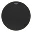 Remo P3-1020-ES 20" Ebony Powerstroke 3 Bass Drum Head With 5" Black DynamO Porthole Protector Image 1