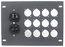 Elite Core FBL-PLATE-12+AC Insert Plate For FBL Series Floor Box With 12 Mounting Holes And 2 AC Connectors Image 1
