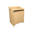 Middle Atlantic L2LDC2CCMKM L2 Series Lectern With Connectivity, Knotted Maple Image 1