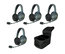 Eartec Co UL4D Eartec UltraLITE Full-Duplex Wireless Intercom System W/ 4 Headsets Image 1