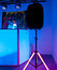 American Audio Color Stand LED Speaker Stand With LED Lighting And RF Remote Control Image 2