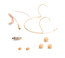 DPA 4066-OC-A-F03-LH 4066 Omnidirectional Headset Microphone With 3-pin LEMO Connector, Beige Image 1