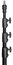 Westcott 9913N Heavy-Duty Light Stand 13 Ft Aluminum Light Stand, Black Finish Image 2