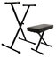 On-Stage KPK6500 Keyboard Stand And Bench Pack Image 1