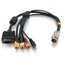 Cables To Go 60018 1.5 Ft RapidRun HD15 + 3.5mm + Composite Video + Stereo Audio Flying Lead Image 1