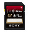 Sony SF64UX2/TQ 64GB SF-UX2 UHS-1 SDXC Memory Card Image 1