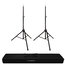 Ultimate Support TS88GB-PK1-K 2x Speaker Stand Bundle With Bag Image 1