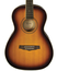 Ibanez PN15BS Parlor Body Acoustic Guitar, Spruce Top, Mahogany Neck, Brown Sunburst Image 2